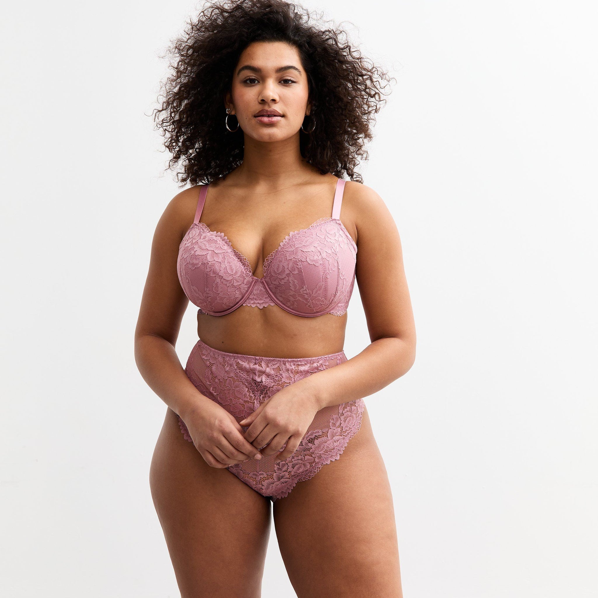 Curves Pink  Bra